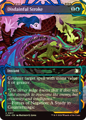Disdainful Stroke (Showcase) Foil