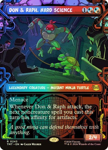 Don & Raph, Hard Science (Sewer Frame) Foil