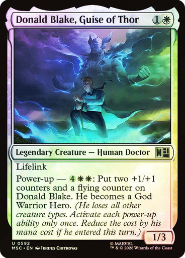 Donald Blake, Guise of Thor Foil