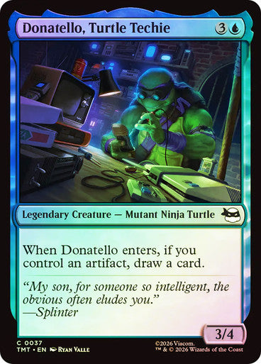 Donatello, Turtle Techie Foil