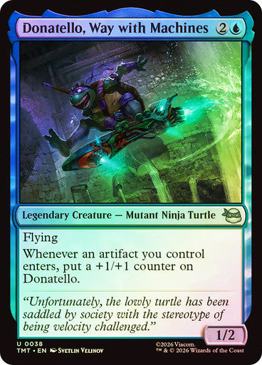 Donatello, Way with Machines Foil