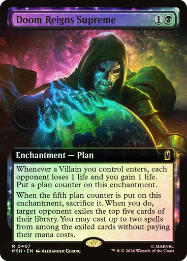 Doom Reigns Supreme (Extended Art) Foil