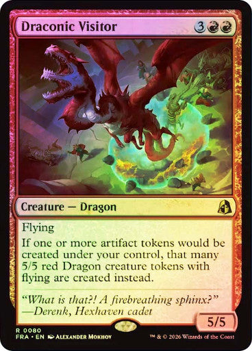 Draconic Visitor Foil