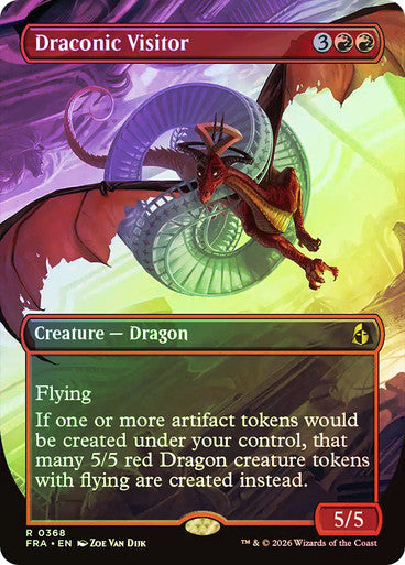 Draconic Visitor (Borderless) Foil