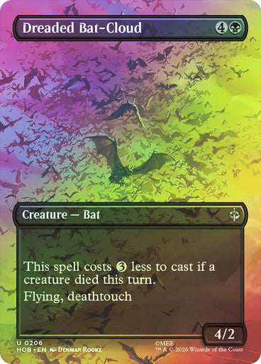 Dreaded Bat-Cloud (Borderless) Foil