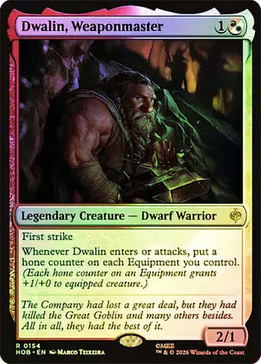 Dwalin, Weaponmaster Foil