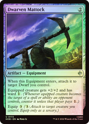 Dwarven Mattock Foil