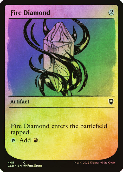 Fire Diamond - (Showcase) - Foil