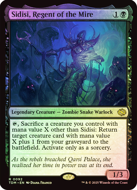 Sidisi, Regent of the Mire - Regular