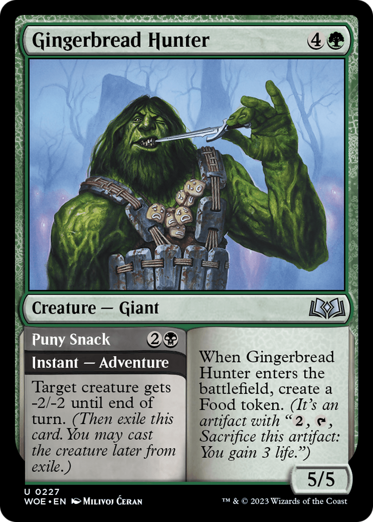 Gingerbread Hunter // Puny Snack Foil