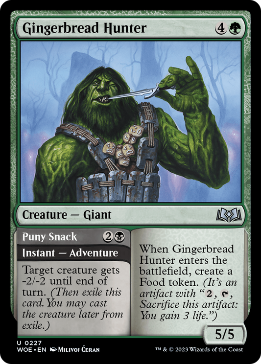 Gingerbread Hunter // Puny Snack Foil