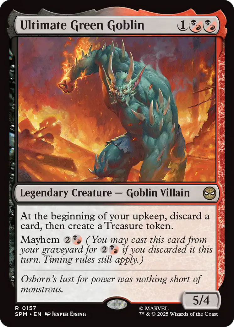 Ultimate Green Goblin Foil
