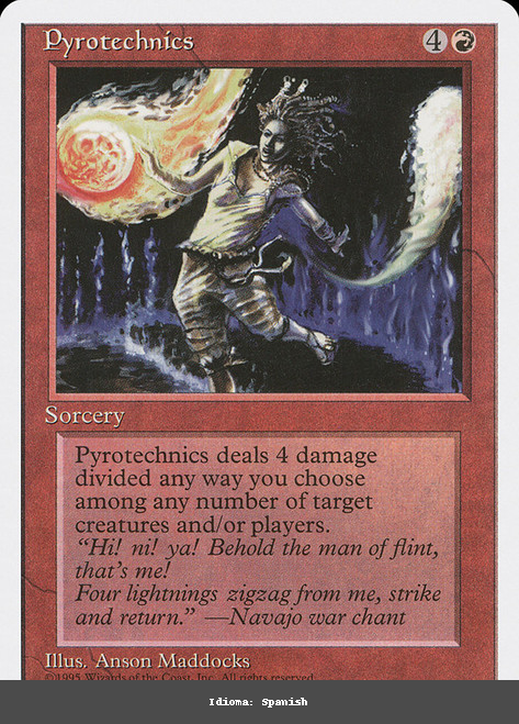 Pyrotechnics - Regular - Spanish