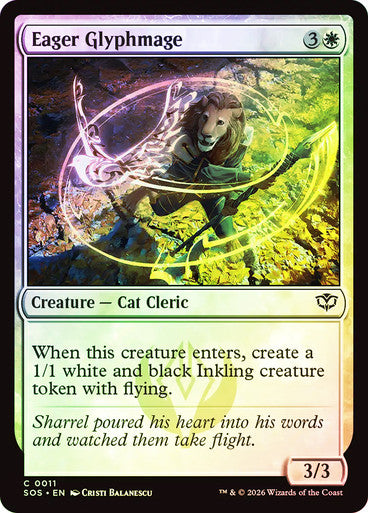 Eager Glyphmage Foil