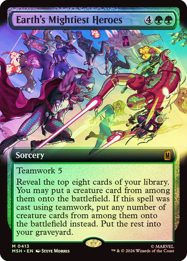 Earth's Mightiest Heroes (Extended Art) Foil