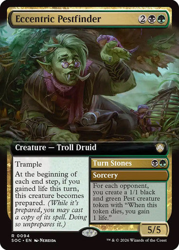 Eccentric Pestfinder // Turn Stones (Extended Art)