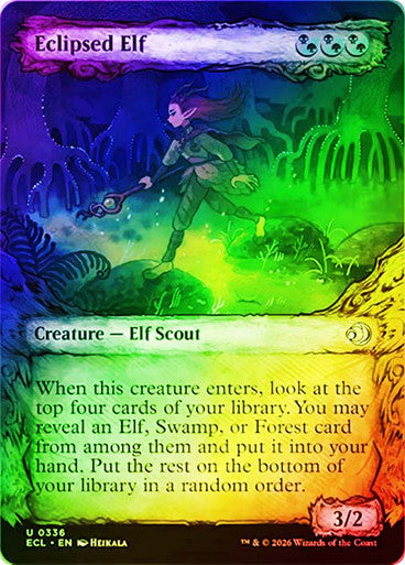 Eclipsed Elf (Showcase) Foil