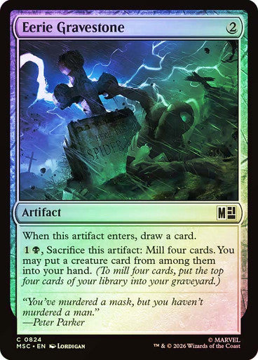 Eerie Gravestone Foil