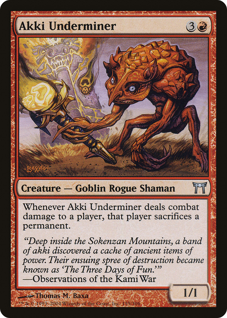 Akki Underminer Foil