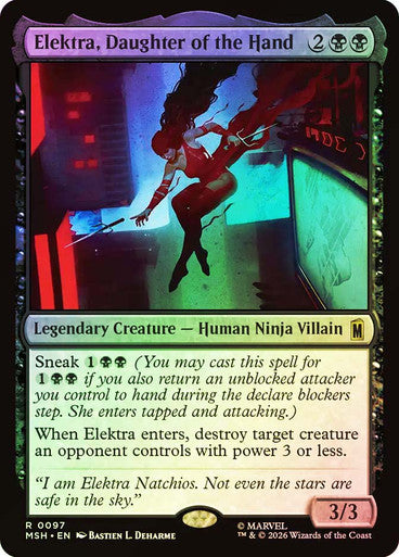 Elektra, Daughter of the Hand Foil