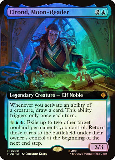 Elrond, Moon-Reader (Extended Art) Foil