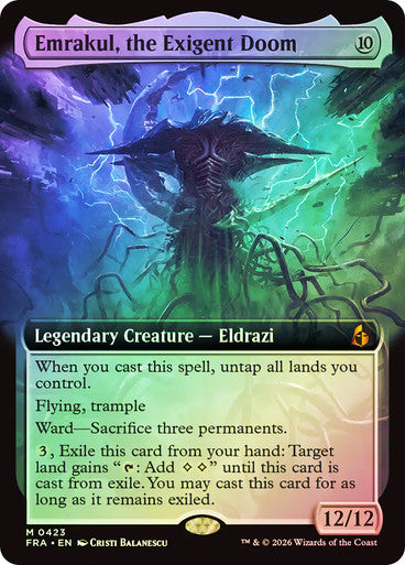 Emrakul, the Exigent Doom (Extended Art) Foil