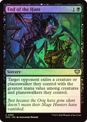 End of the Hunt Foil