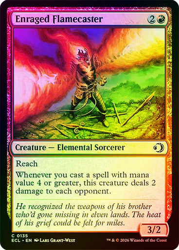 Enraged Flamecaster (Default) Foil