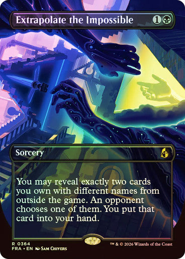 Extrapolate the Impossible (Borderless) Foil