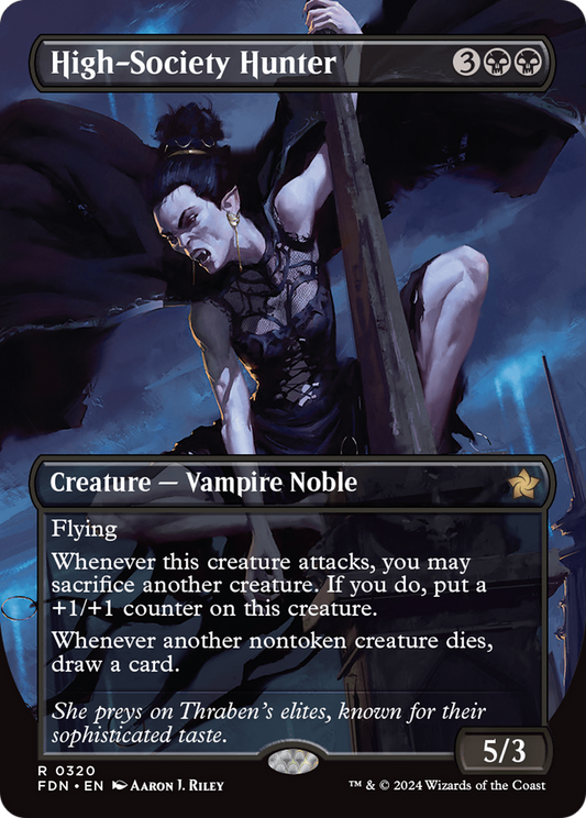 High-Society Hunter (Borderless) Foil