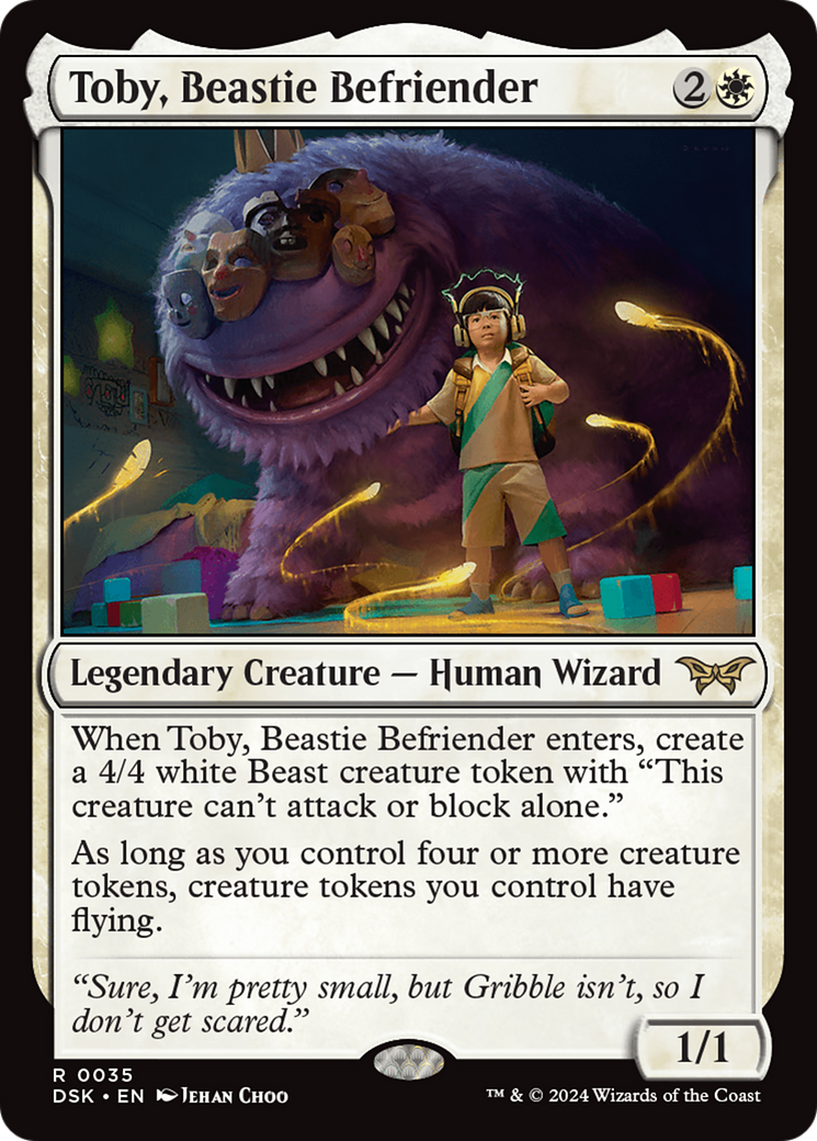 Toby, Beastie Befriender Foil