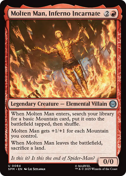 Molten Man, Inferno Incarnate Foil