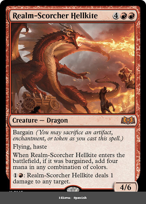 Realm-Scorcher Hellkite - Spanish - Spanish