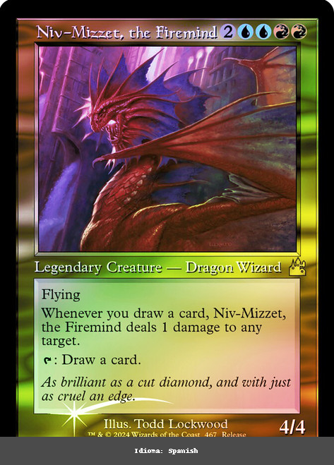 Niv-Mizzet, the Firemind - Regular - Spanish