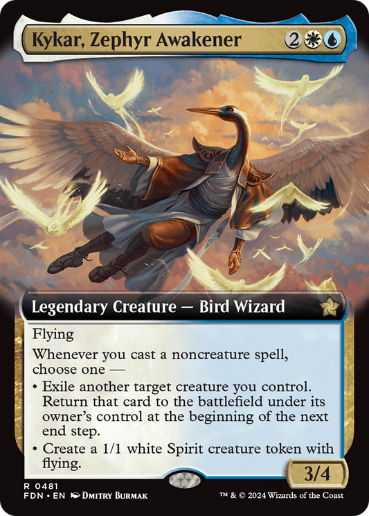Kykar, Zephyr Awakener (Extended Art) Foil