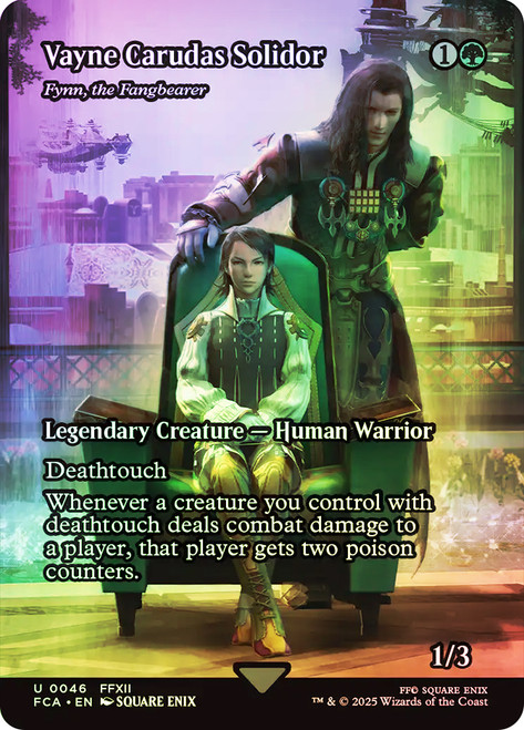 Vayne Carudas Solidor // Fynn, the Fangbearer - (Vayne Carudas Solidor) (Borderless) - Foil