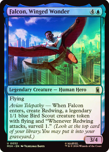 Falcon, Winged Wonder Foil