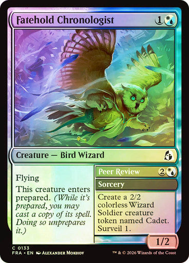Fatehold Chronologist // Peer Review Foil