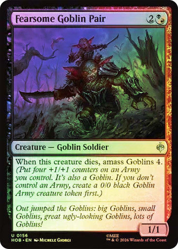 Fearsome Goblin Pair Foil