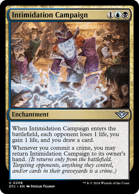 Intimidation Campaign - Regular