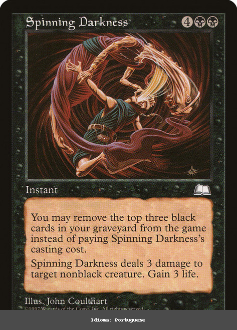Spinning Darkness - Regular - Portuguese