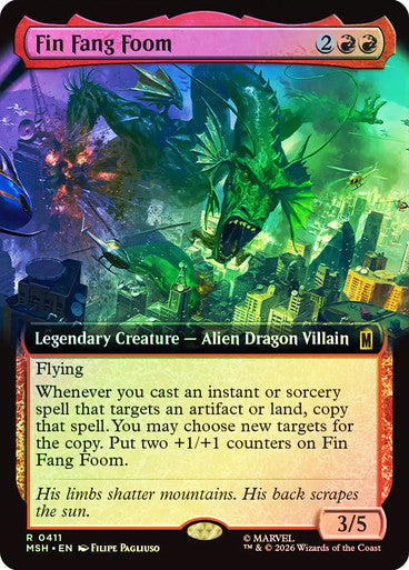 Fin Fang Foom (Extended Art) Foil