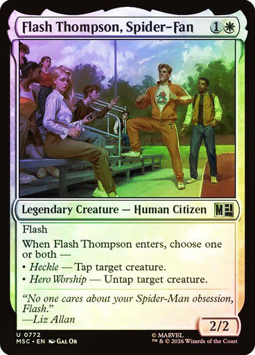 Flash Thompson, Spider-Fan Foil