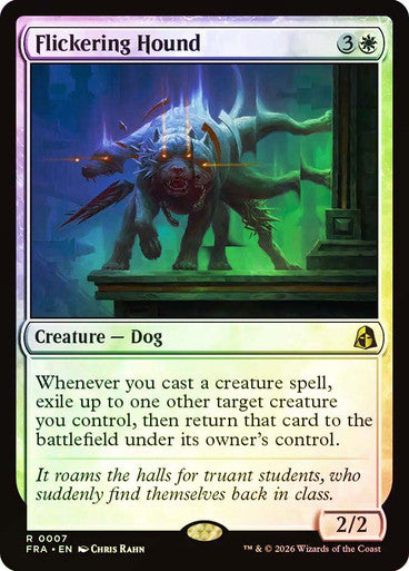 Flickering Hound Foil