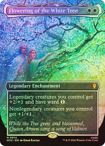 Flowering of the White Tree (Borderless) Foil