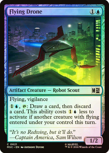 Flying Drone Foil