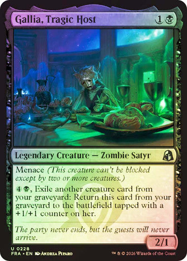 Gallia, Tragic Host Foil