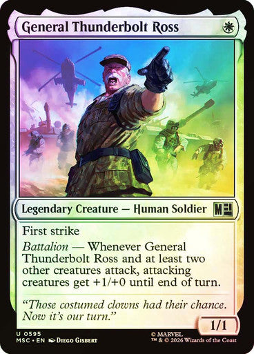 General Thunderbolt Ross Foil