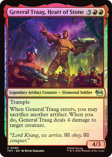 General Traag, Heart of Stone Foil