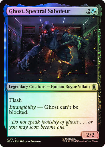 Ghost, Spectral Saboteur Foil